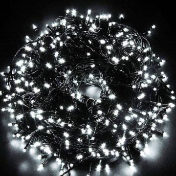 Karácsonyi kültéri/beltéri világítás 1000 LED, hideg fehér, 67,5m