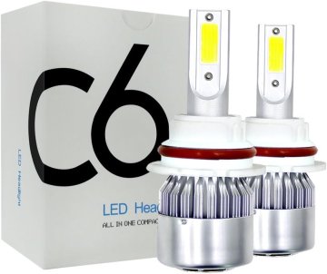 LED autó izzók C6 H8/H9/H11 Fényszóró 36W/3800lm - 2 db