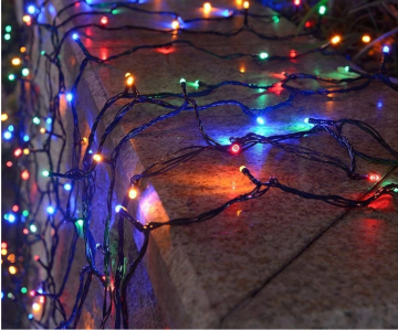 Karácsonyi fényfüzérek kültéri/benti 1000 LED többszínű - 220V/31V - 103m