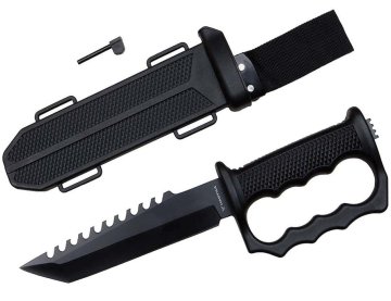 Taktikai rozsdamentes acél kés HASTAA 14-HS-251 31cm ujjvédővel