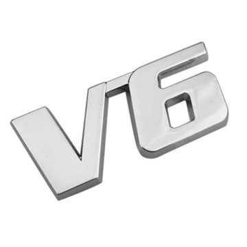 3D autós matrica V6