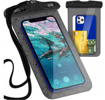 ISO vízálló telefontok - fekete
