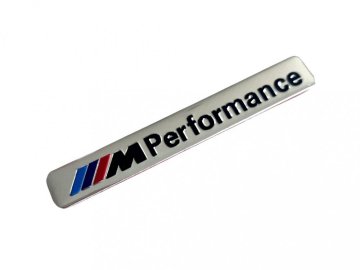 Fém matrica BMW Performance 9cm króm