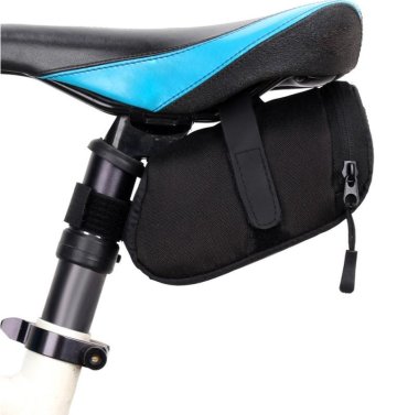 Vízálló kerékpáros táska fekete