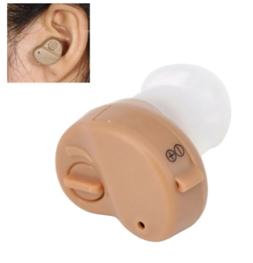 Fülhallókészülék védőtokkal + INGYENES elemek