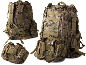 Katonai terepszínű hátizsák 48,5l BT-03