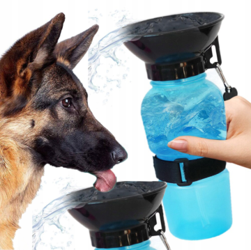 Hordozható vizes palack kutyáknak 500ml